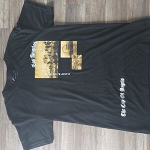 Black Graphic Tee - Los Angeles, The City of Angels